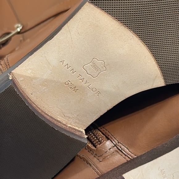 Ann Taylor Riding Boots New Size 5.5 Brown - Picture 7 of 12